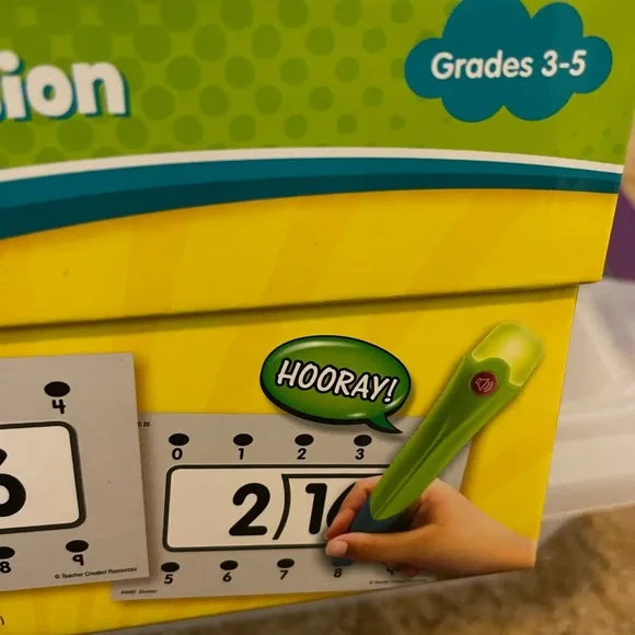 Power Pen Division Learning Cards - Picture 2 of 5